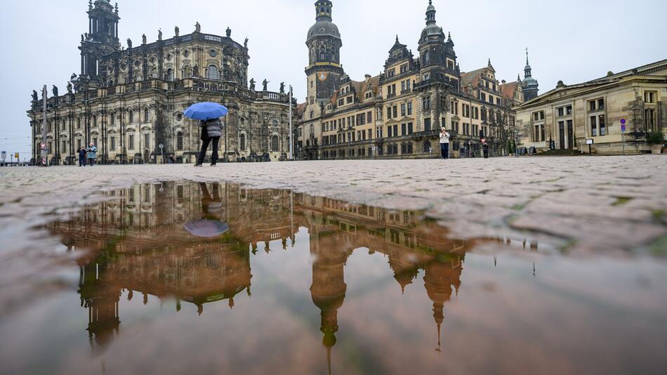 Trübes Wetter in Dresden