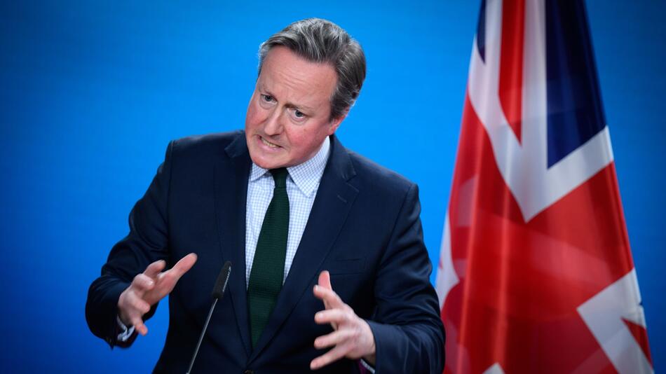 Britischer Außenminister David Cameron