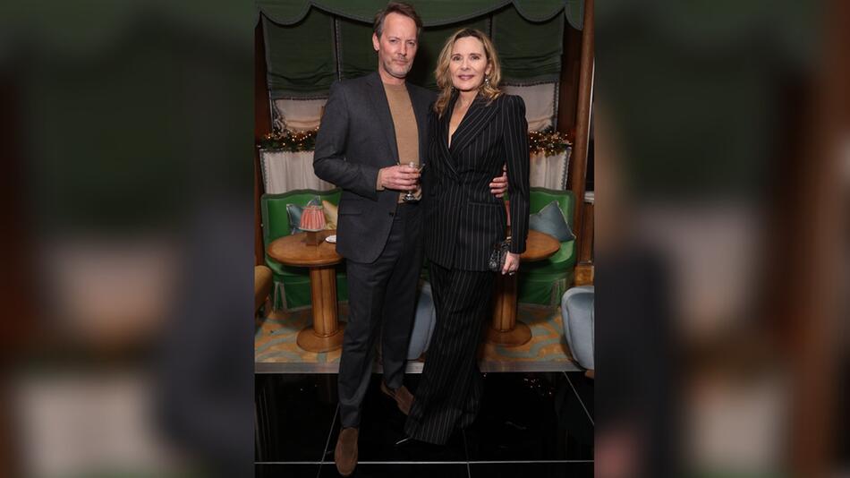 Kim Cattrall und ihr Partner Russell Thomas besuchten am Sonntag eine Veranstaltung in London.