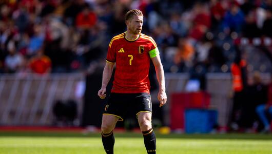 Kevin De Bruyne spielt für die belgische Nationalmannschaft.