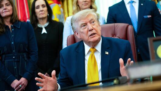 Donald Trump im Oval Office