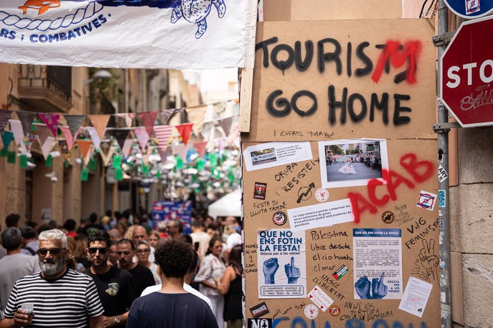 Widerstand gegen Massentourismus in Spanien