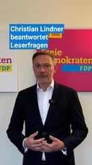 Christian Lindner beantwortet Leserfragen.