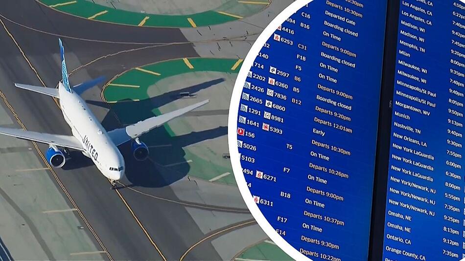 Chaos bei United Airlines: IT-Panne legt Flüge weltweit lahm