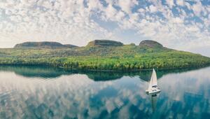 Felsformation "Sleeping Giant" im Lake Superior