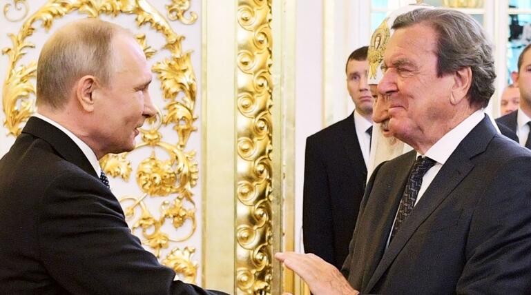 Putin und Schröder