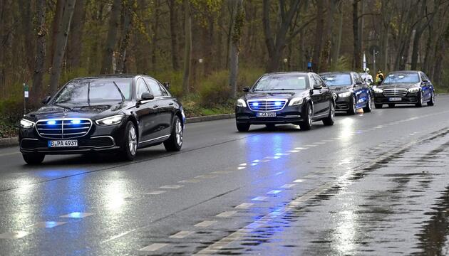 Syriens Übergangspräsident Ahmed al-Scharaa in Berlin