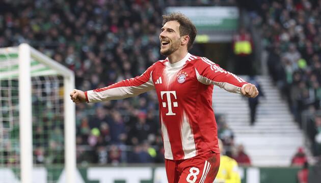 Leon Goretzka (FC Bayern München) Torjubel