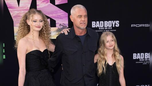 Eric Dane mit seinen beiden Töchtern Billie (l.) und Georgia.