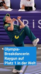 Nach Kritik bei Olympia: Breakdancerin Raygun auf Platz 1 in der Weltrangliste