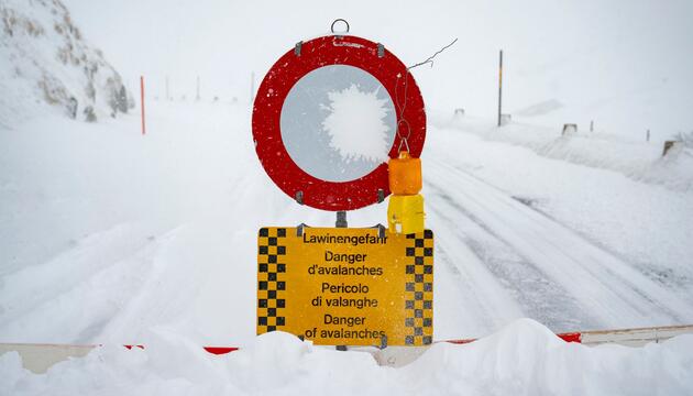 Winterwetter in den Alpen