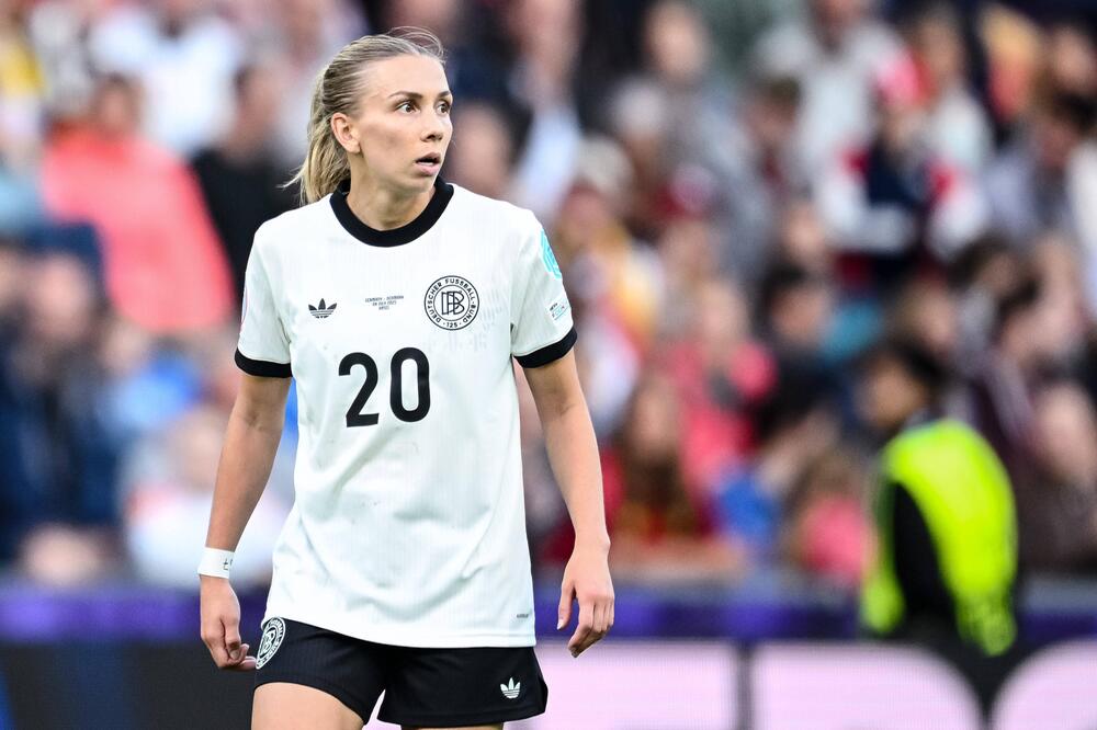 Elisa Senß im Spiel gegen Dänemark