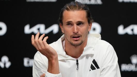 Alexander Zverev vor dem Start der Australian Open
