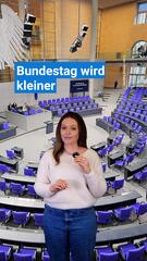 Der Bundestag wird kleiner