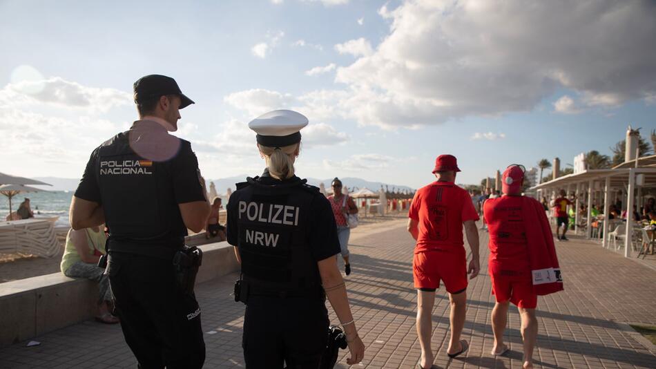 Polizeistreife auf Mallorca