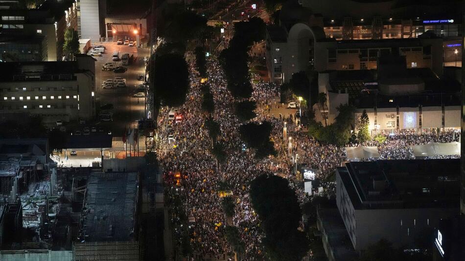 Nahostkonflikt - Proteste in Tel Aviv