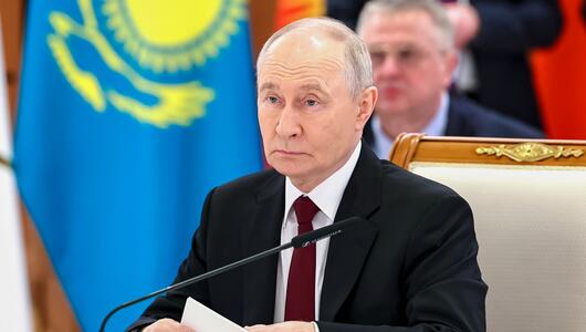 Russlands Präsident Putin in Kasachstan