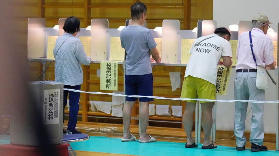 Wahl zum Oberhaus des Parlaments in Japan