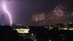 ISS-Besatzung filmt US-Feuerwerk am 4.Juli