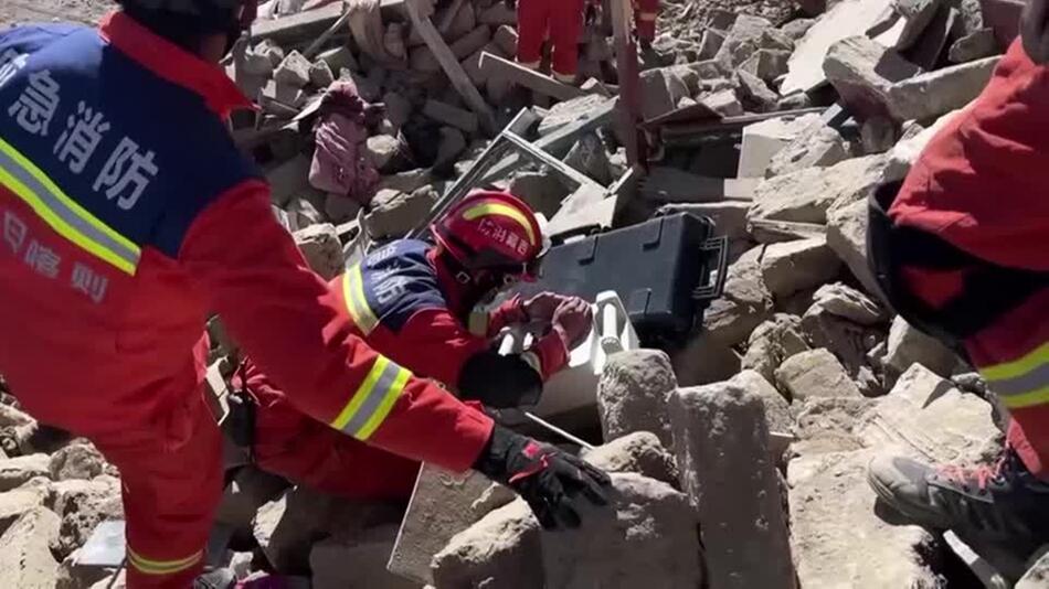 Über 120 Tote bei schwerem Erdbeben in Tibet