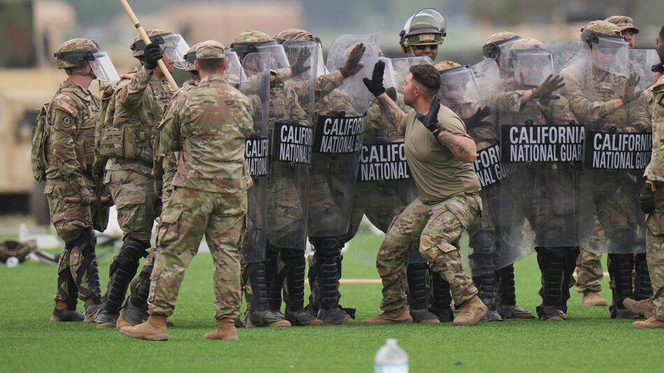Militärübung in Los Angeles