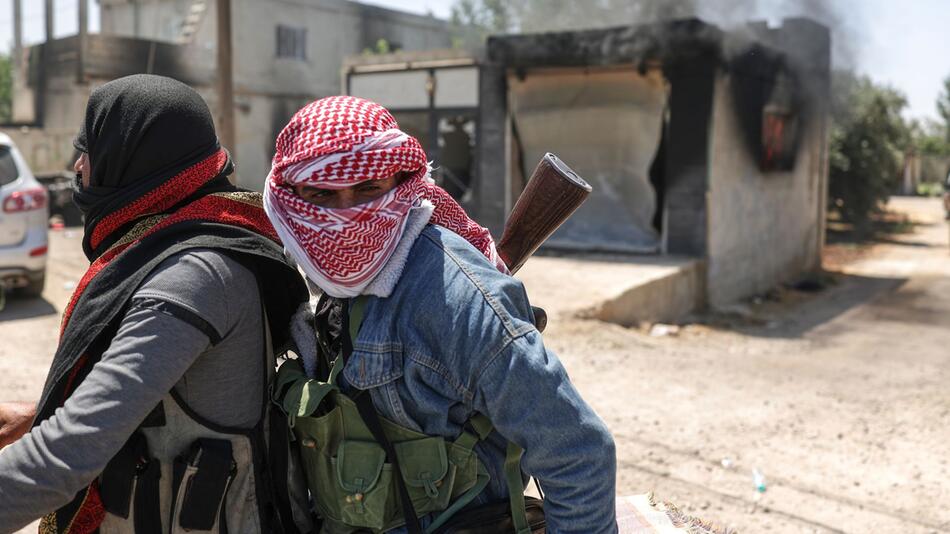 Nahostkonflikt - Syrische Beduinen in Al-Masraa
