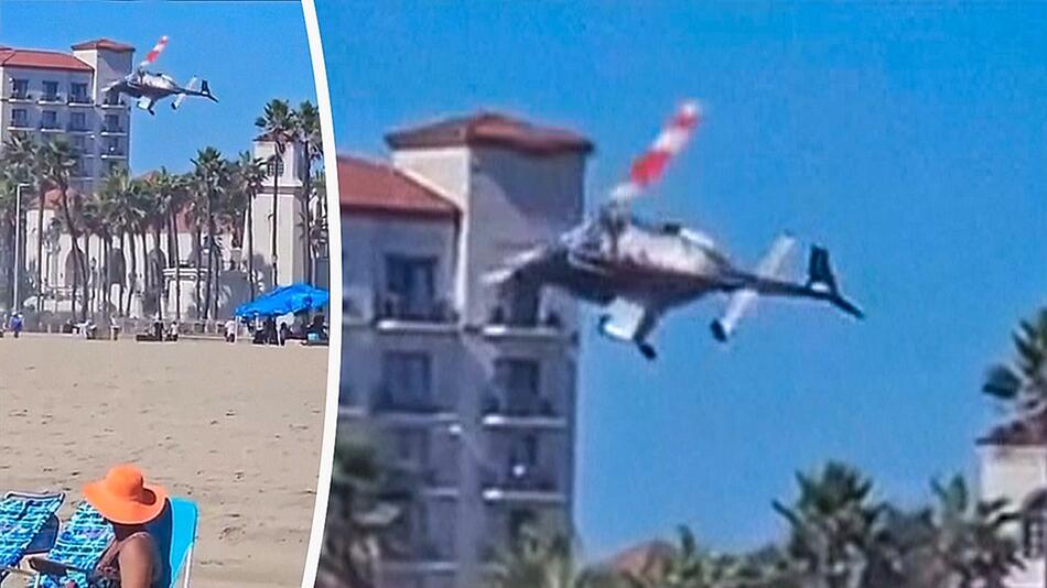 Hubschrauber gerät über Strand außer Kontrolle: Fünf Verletzte in Kalifornien