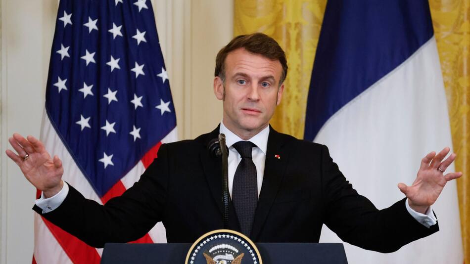 Frankreichs Präsident Macron in den USA