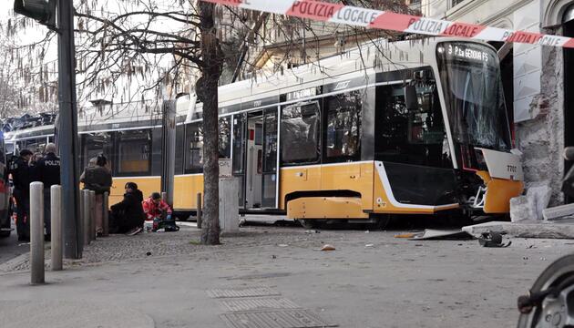 Straßenbahn-Unglück in Mailand