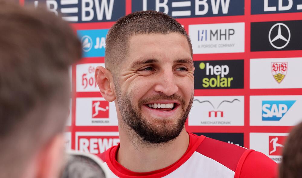 Jeff Chabot im VfB-Trainingslager am Tegernsee
