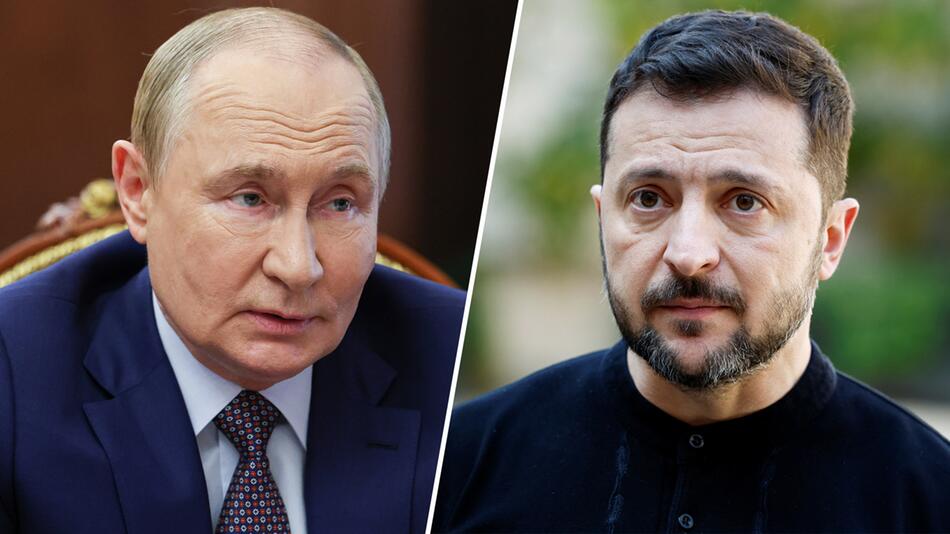 Bildkombo: Putin und Selenskyj