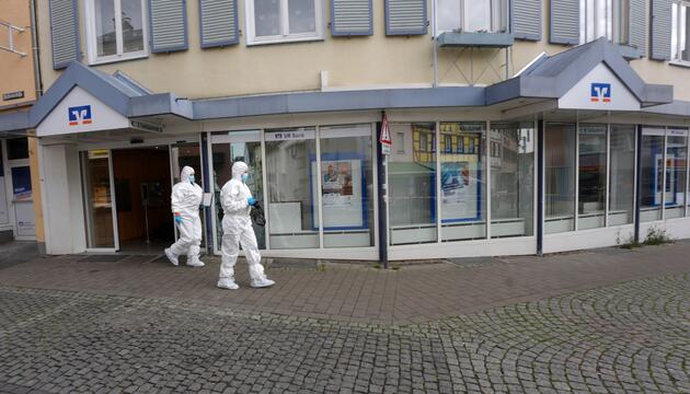 Geiselnahme in einer Bank im rheinland-pfälzischen Sinzig