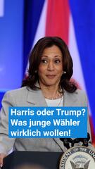 Harris oder Trump? Was junge Wähler wirklich wollen!