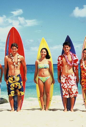 Surfer auf Hawaii