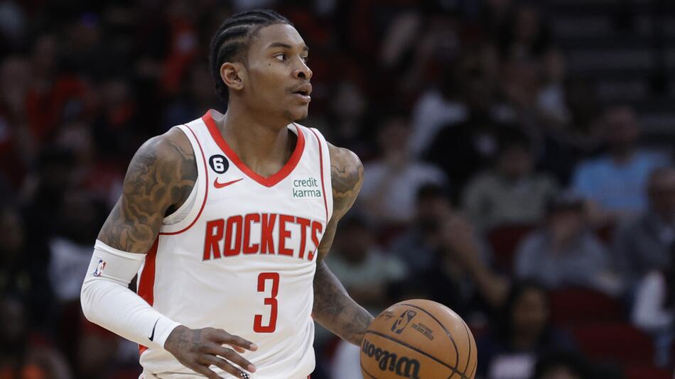 Kevin Porter von den Rockets im Duell mit den Chicago Bulls