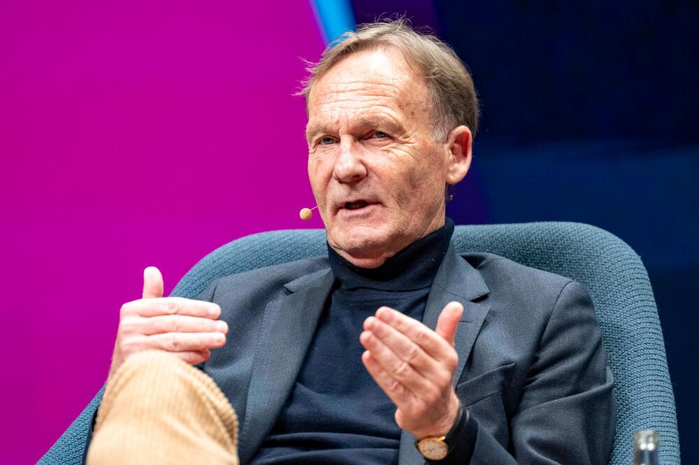 Hans-Joachim Watzke am Mittwoch bei der Spobis-Konferenz in Hamburg