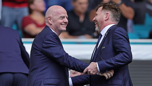Alejandro Domínguez und Gianni Infantino