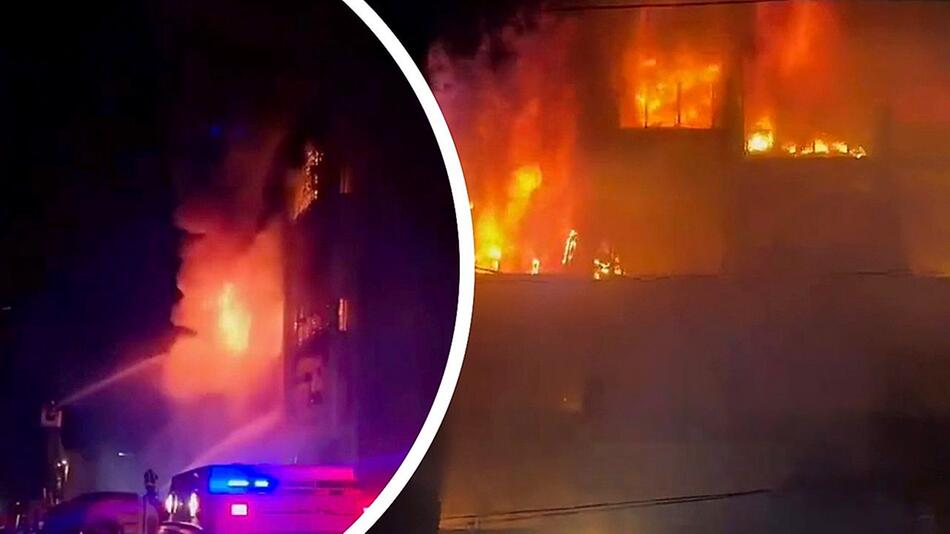 Einkaufszentrum in Flammen: Mindestens 60 Tote im Irak