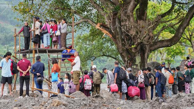 Nach der Sturzflut im Himalaya - Nepal