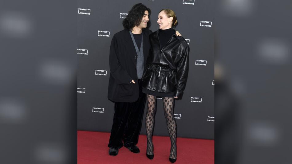 Schauspielerin Diane Kruger und Regisseur Fatih Akin beim Hamburger Filmfest.