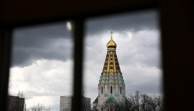 Stürmisches Wetter in Leipzig