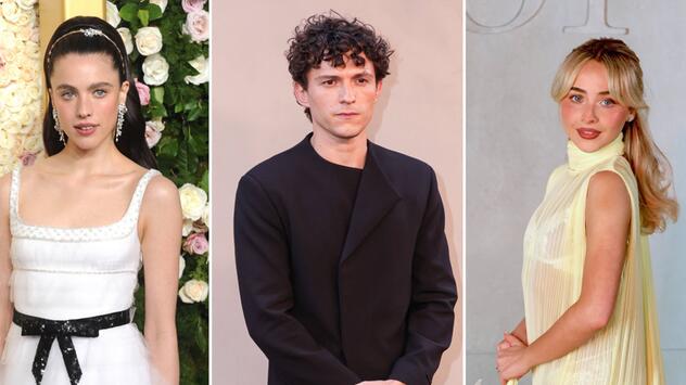 Sabrina Carpenter (r.) und Margaret Qualley (l.) werden neben Tom Holland in einem geplanten ...
