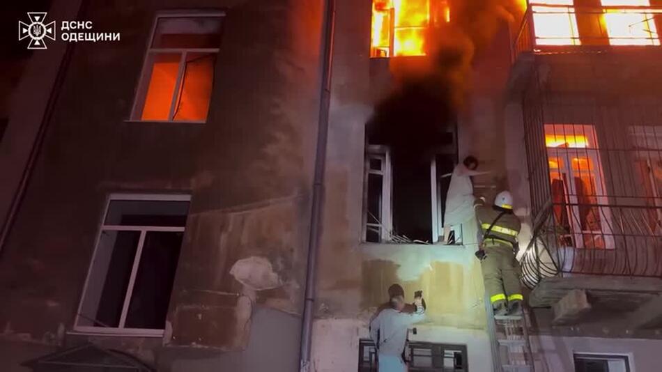 Ukraine: Russischer Angriff mit Dutzenden Drohnen