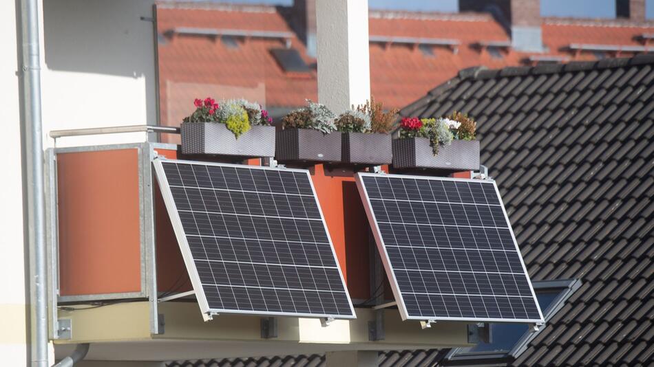 Solarmodule für ein Balkonkraftwerk an einem Balkon