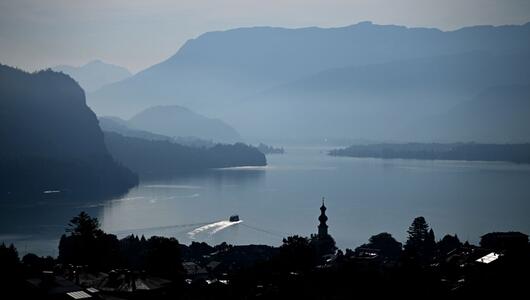 Am Wolfgangsee wurden Schiffe gezogen
