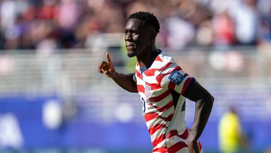 Folarin Balogun darf nun doch im WM-Achtelfinale auflaufen.