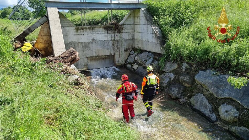 Unwetter in Norditalien