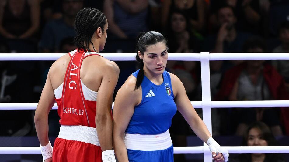 Imane Khelif und Angela Carini