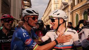 Mathieu van der Poel und Tadej Pogačar