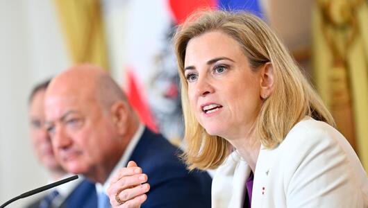 Österreichs Außenministerin Beate Meinl-Reisinger